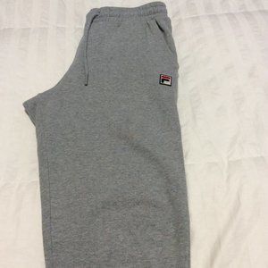 Grey FILA sweatpants